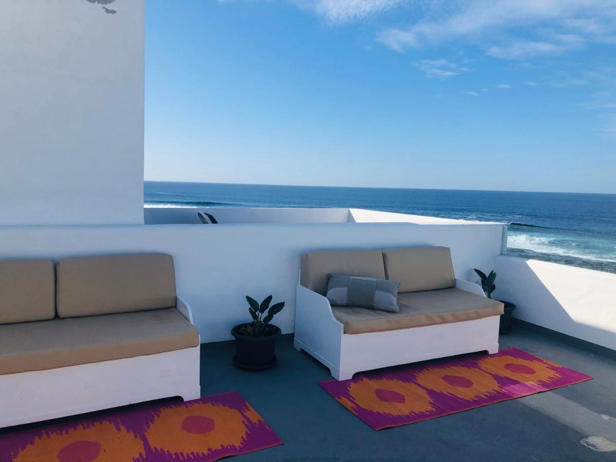 Casa Anclada En La Santa- 4 Apartamentos Frente Al Mar- 1ª Linea Solarium Barbacoa Bagian luar foto
